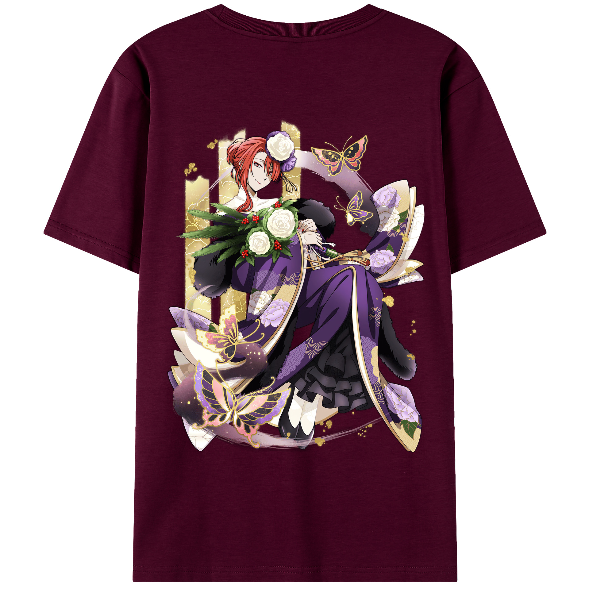 （画像用） 文豪ストレイドッグス Bungo Stray Dogs レディース半袖Tシャツ(バックプリント)